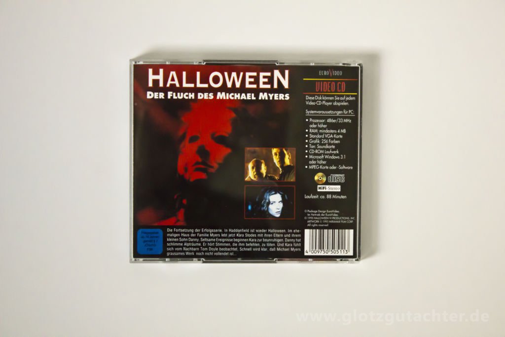 Halloween 6 VCD Back