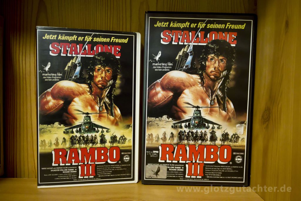 Rambo3 VHS Vergleich